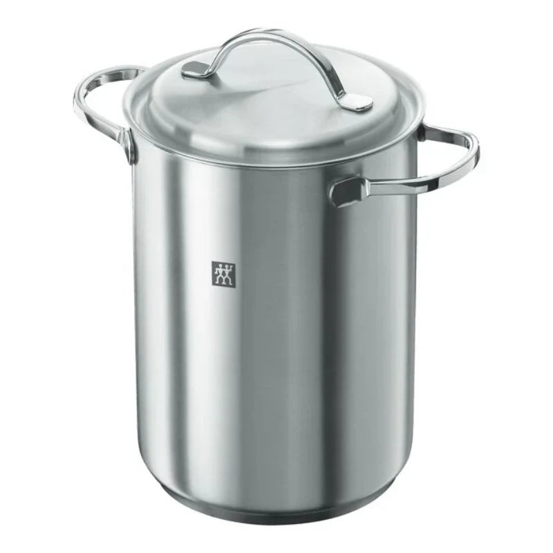 Panela Alta Inox com Cesta 4,5L — Cozinhe e Escorra com Mais Praticidade
