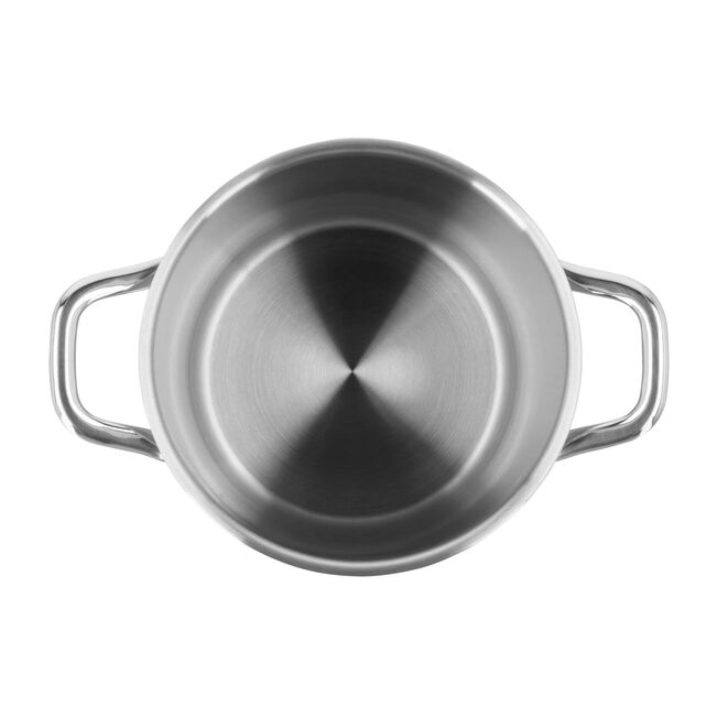 Panela Alta Inox com Cesta 4,5L — Cozinhe e Escorra com Mais Praticidade