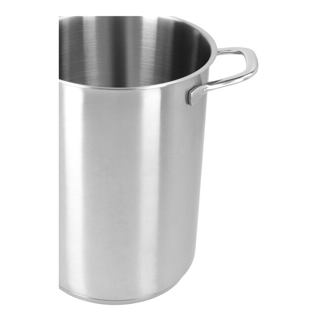 Panela Alta Inox com Cesta 4,5L — Cozinhe e Escorra com Mais Praticidade