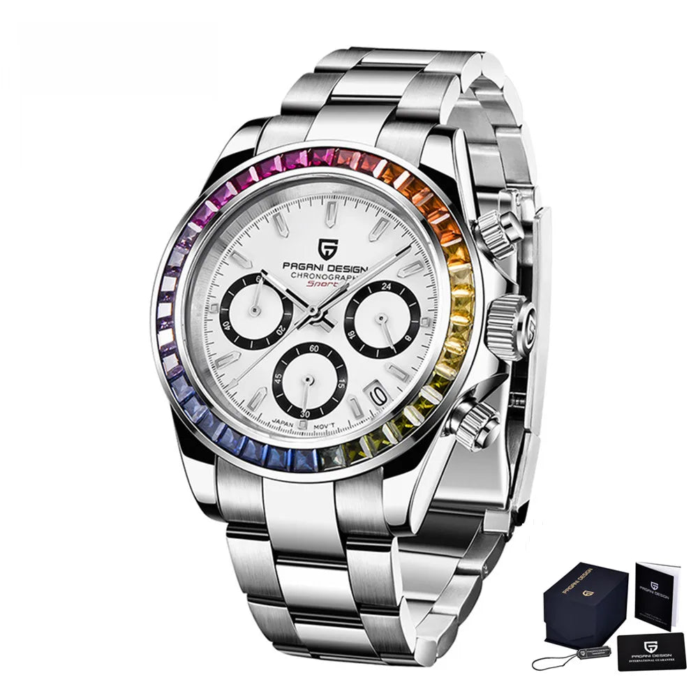 Relógio Automático Pagani Design - Rainbow Chronograph