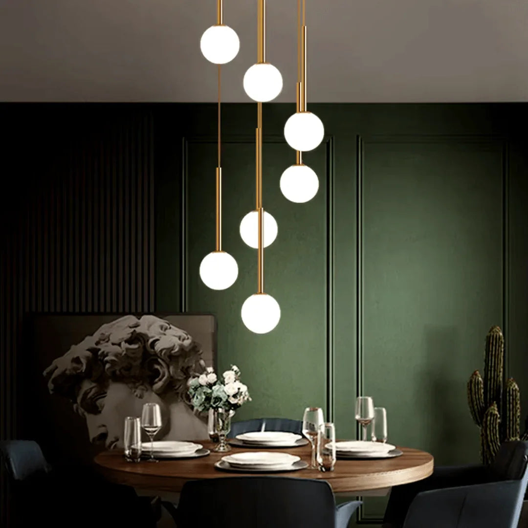 Luminária Pendente Nordic Esférica Britânica