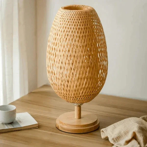 Abajur Rattan Elegance Carpetino
