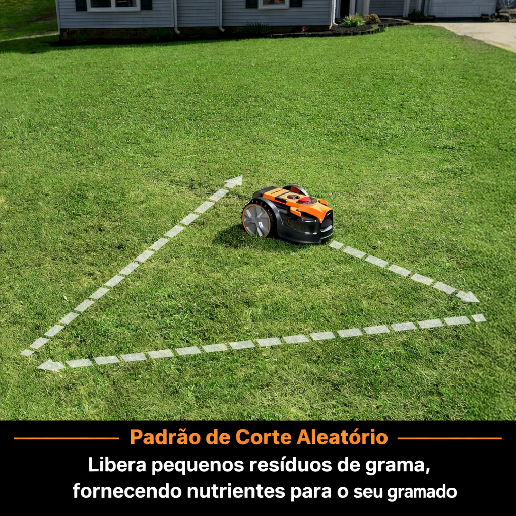 Robô de Corte Automático – Gramado Perfeito Sem Trabalho