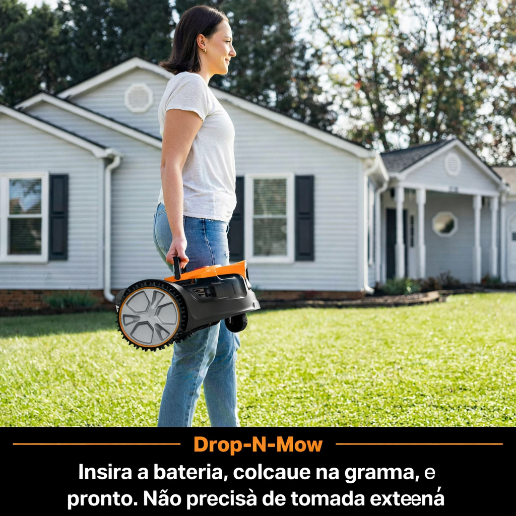 Robô de Corte Automático – Gramado Perfeito Sem Trabalho