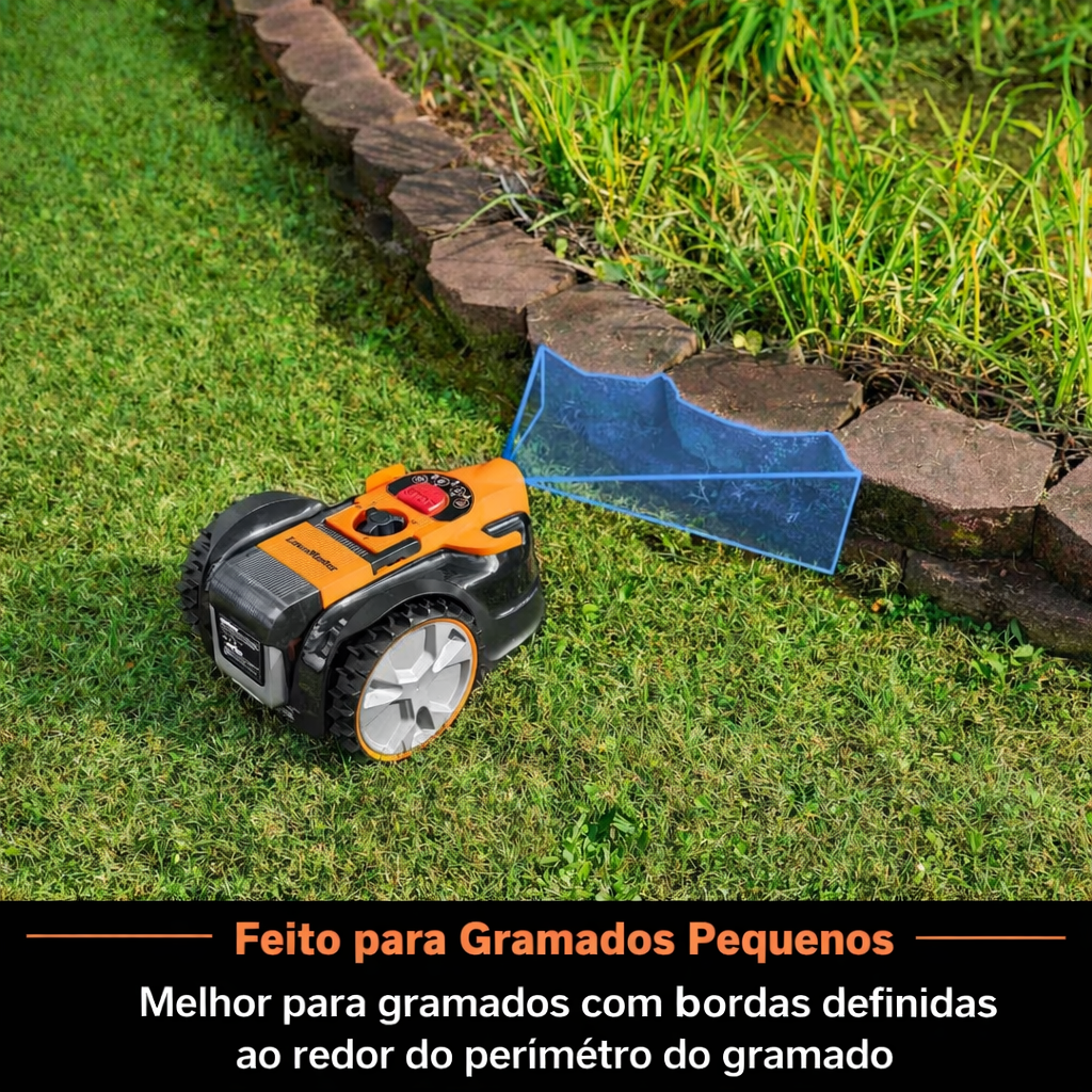 Robô de Corte Automático – Gramado Perfeito Sem Trabalho