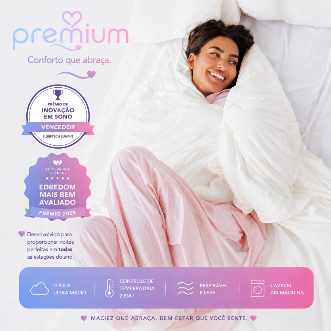 Edredom Premium™ Térmico 2 em 1