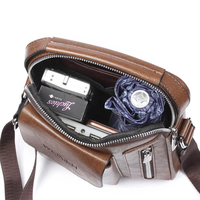 Bolsa Transversal Masculina Weixier