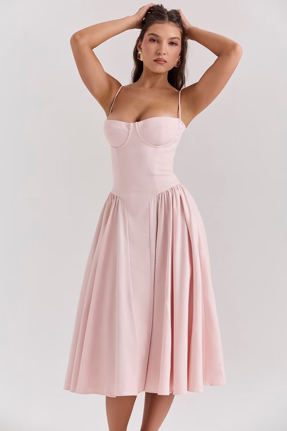 Vestido Midi Meia Bella Curve
