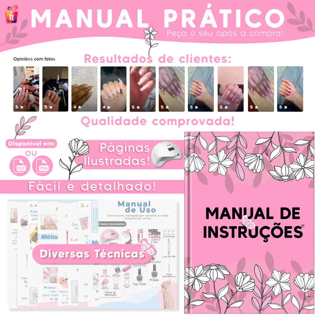NailBox™ – Leve o Kit, Ganhe Brinde e Frete Grátis!