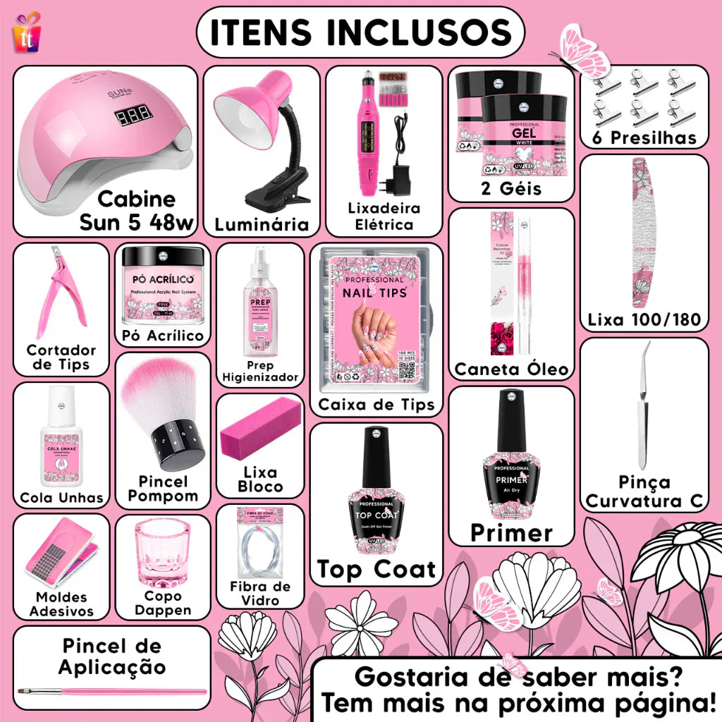 NailBox™ – Leve o Kit, Ganhe Brinde e Frete Grátis!