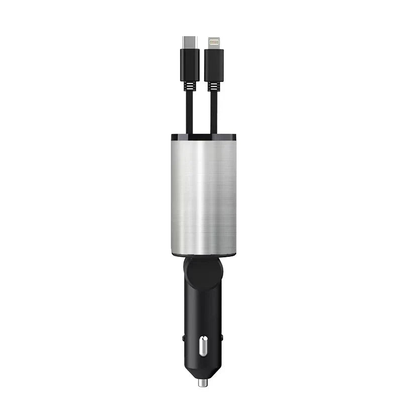 Carregador Usb Turbo Retrátil