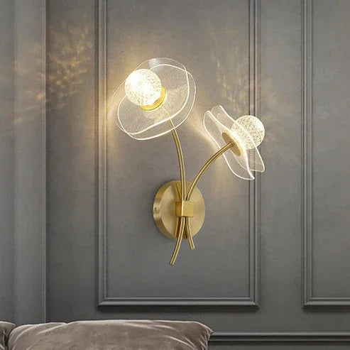 Luminária de Parede Flor de Lótus Carpetino