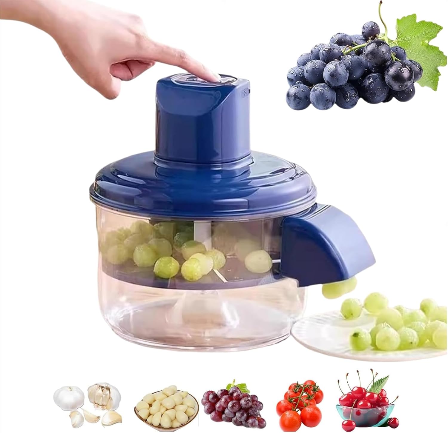 Máquina Elétrica de Descascar Frutas (Alho, Uva, Tomate e Outras Pequenas)