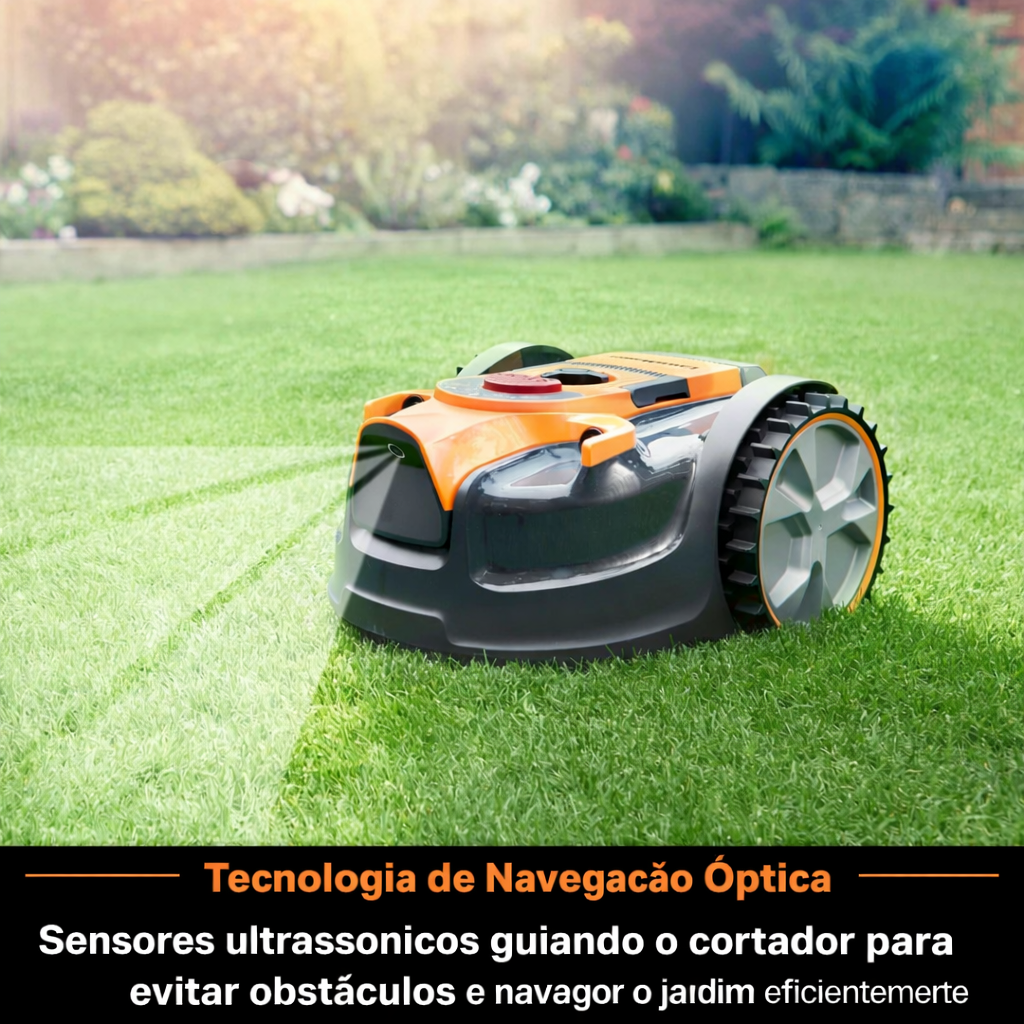 Robô de Corte Automático – Gramado Perfeito Sem Trabalho