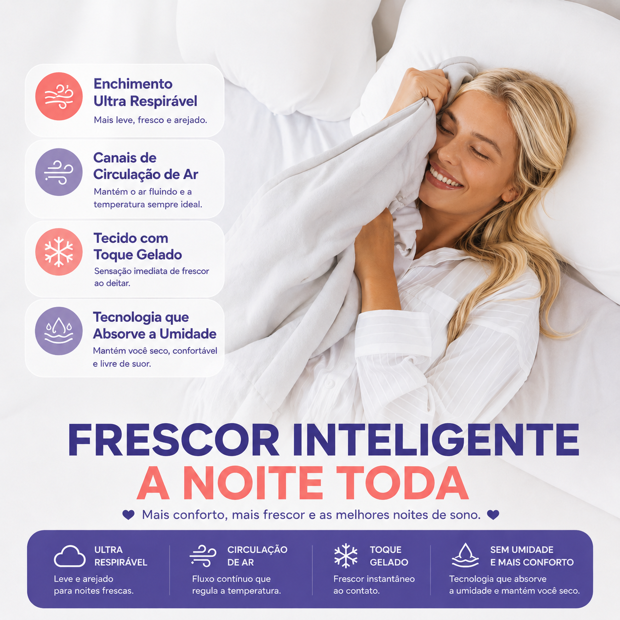 Edredom Premium™ Térmico 2 em 1
